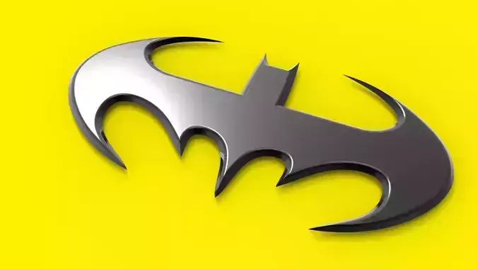 Batman Logo 3D model Batman Logo 3D model