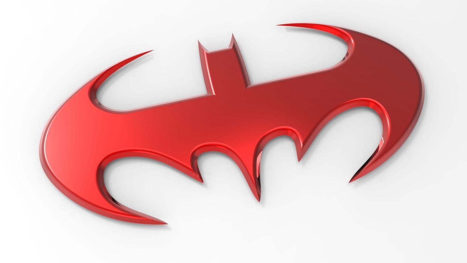 Batman Logo 3D model_6