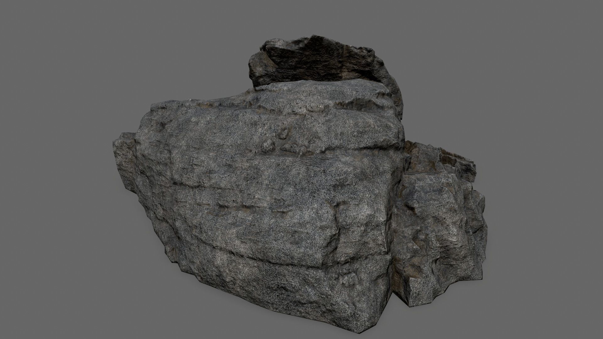 rocks rock Low-poly 3D model_27