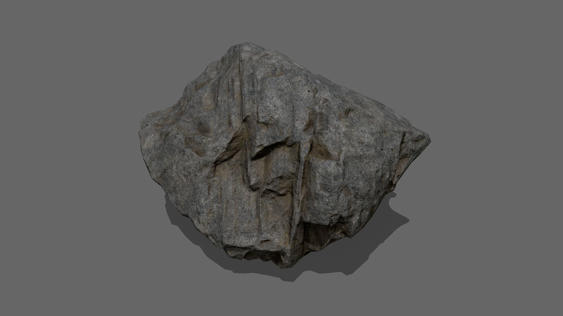 rocks rock Low-poly 3D model_16