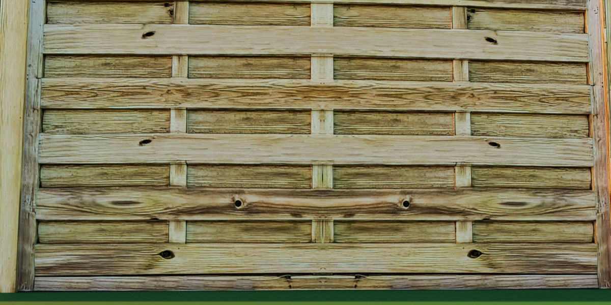 Paloma Garden Fence Low-poly 3D model_4