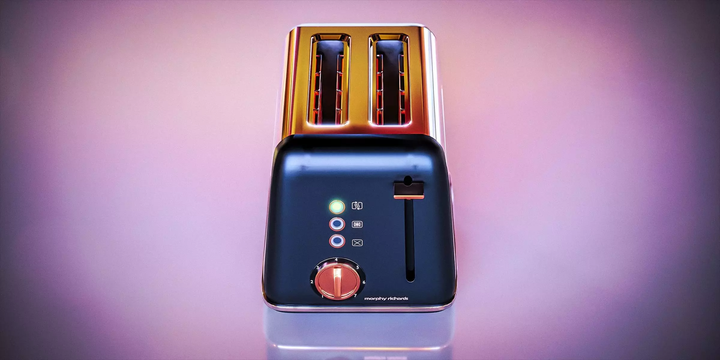 Black and Chrome Toaster 3D model_0