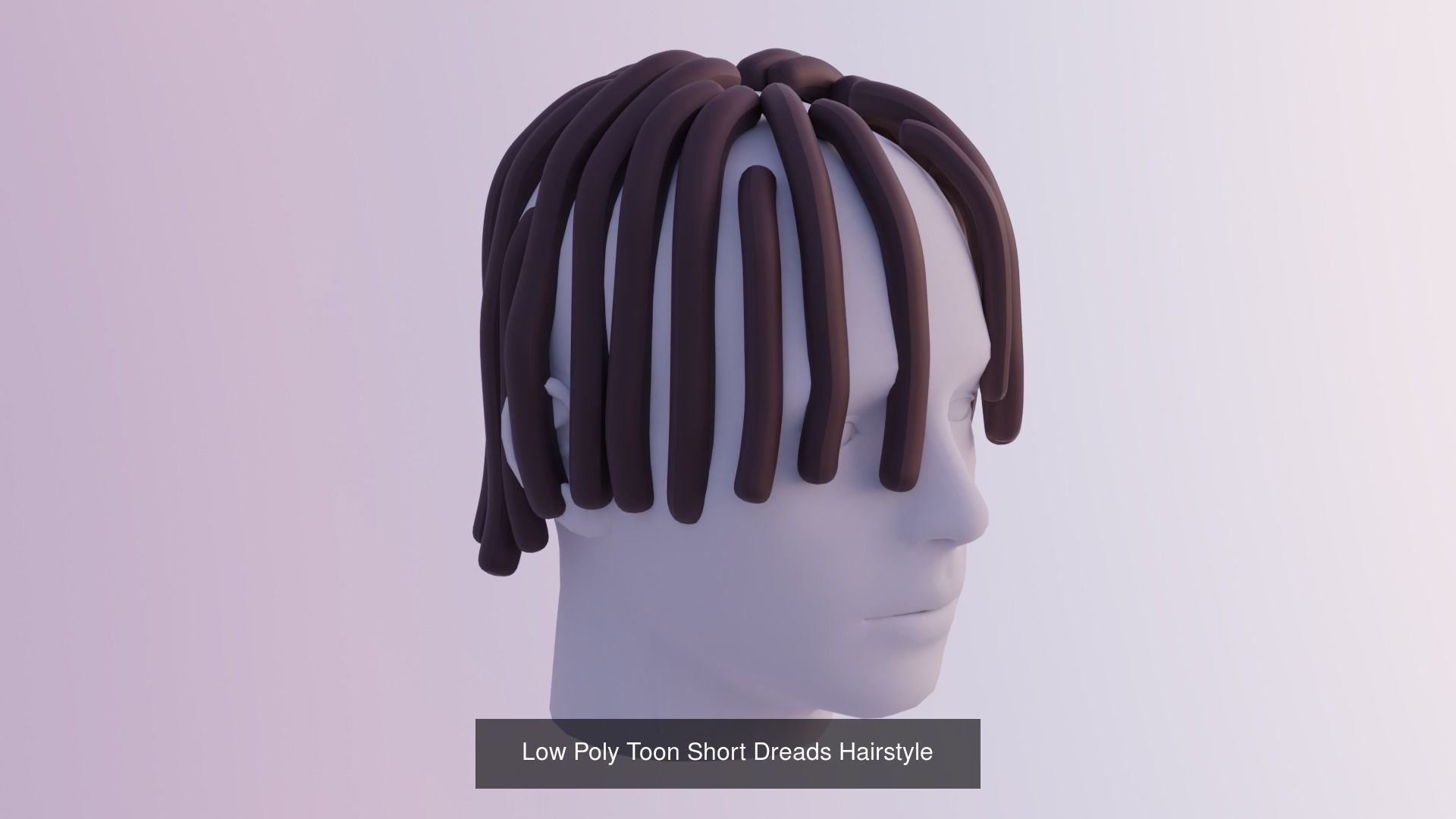 Short Hair Bundle 3D Model Collection_7