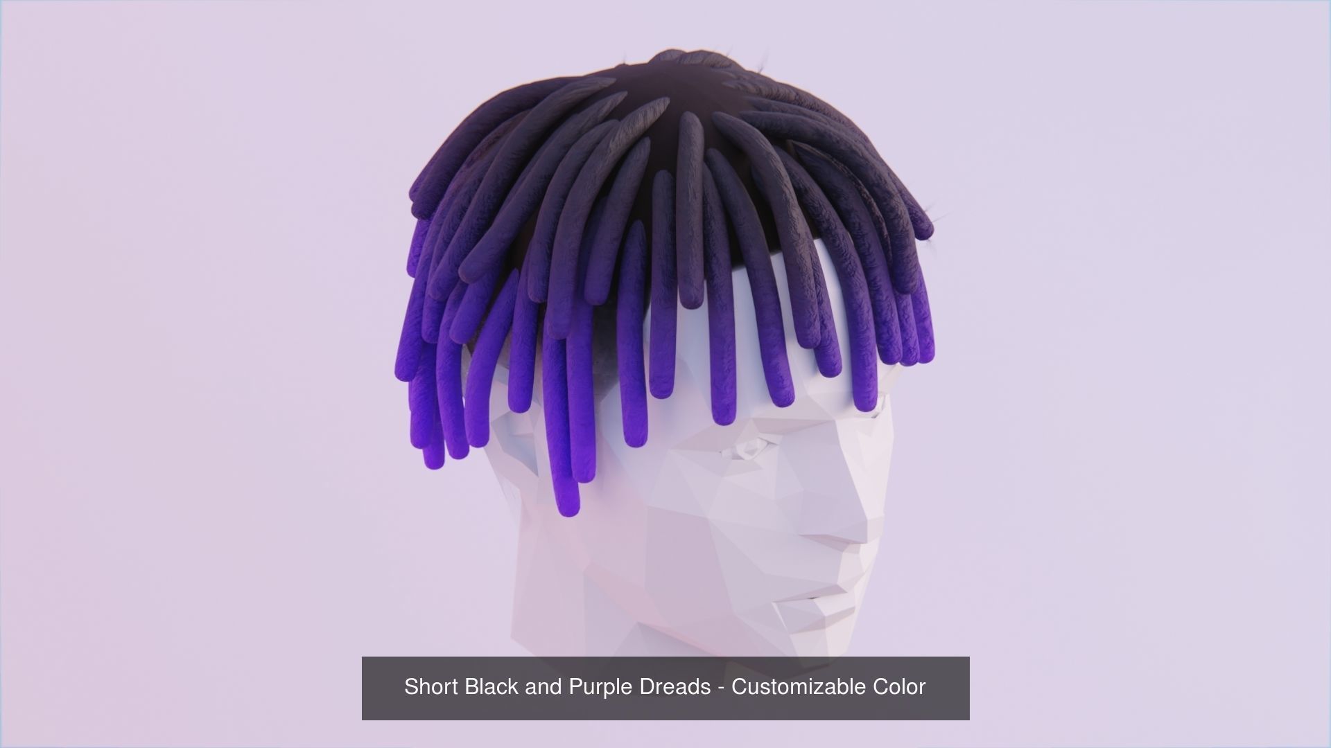 Short Hair Bundle 3D Model Collection_13