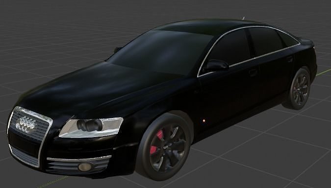 audi a6 3D model