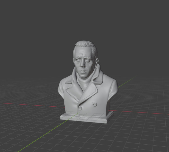 Albert Camus 3D print model_12