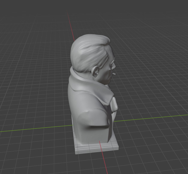 Albert Camus 3D print model_24