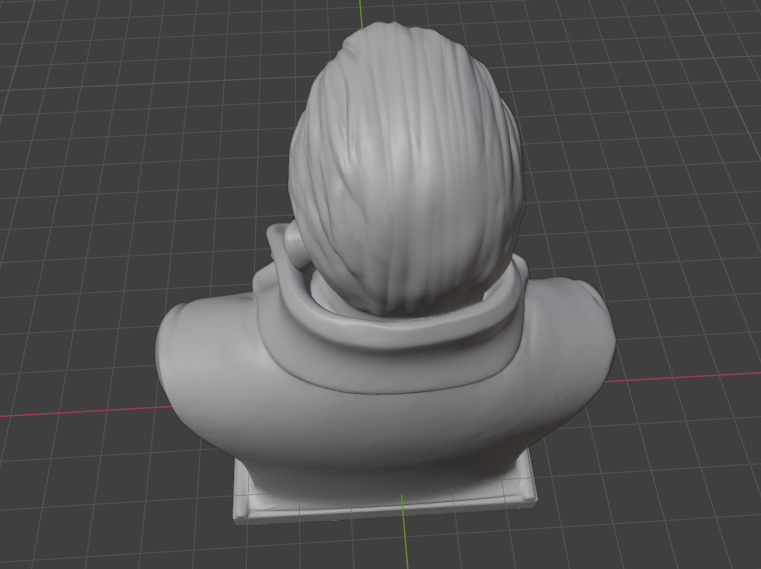 Albert Camus 3D print model_26