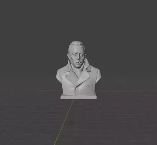 Albert Camus 3D print model