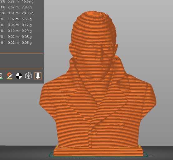 Albert Camus 3D print model_20