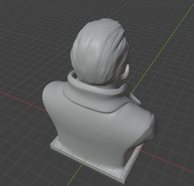Albert Camus 3D print model_25
