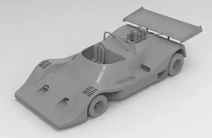 F1 Race Car 3D Model 