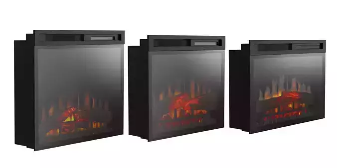 Dimplex fireplaces BLENDER 3D Model Cycles 3D model