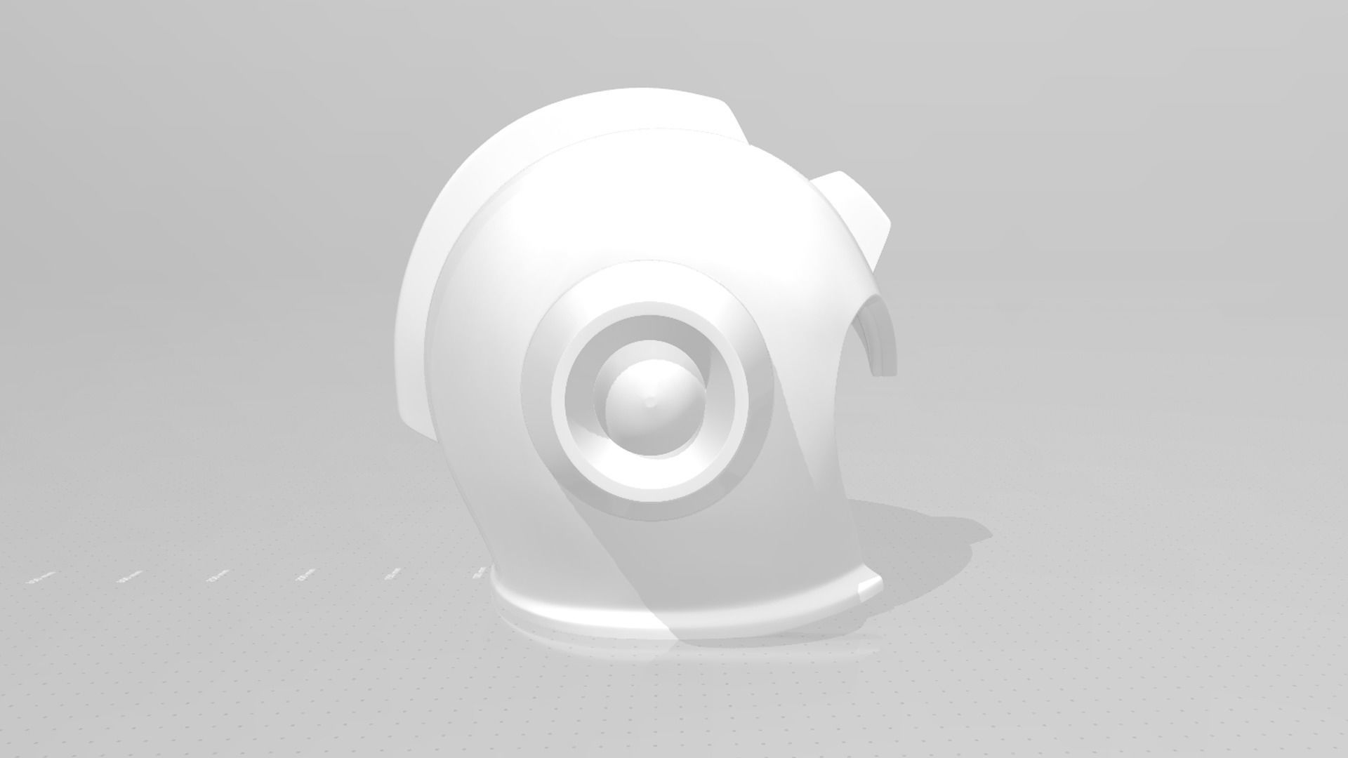 Megaman Helmet STL Printable - Classic Design Cosplay 3D print model_17