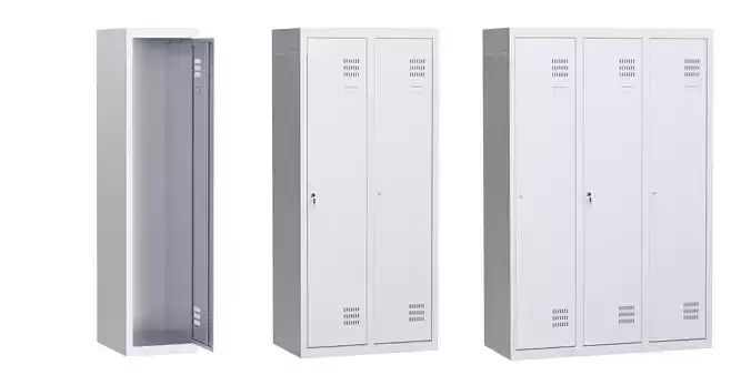 Locker for Dressing Room BLENDER 3D Model Cycles