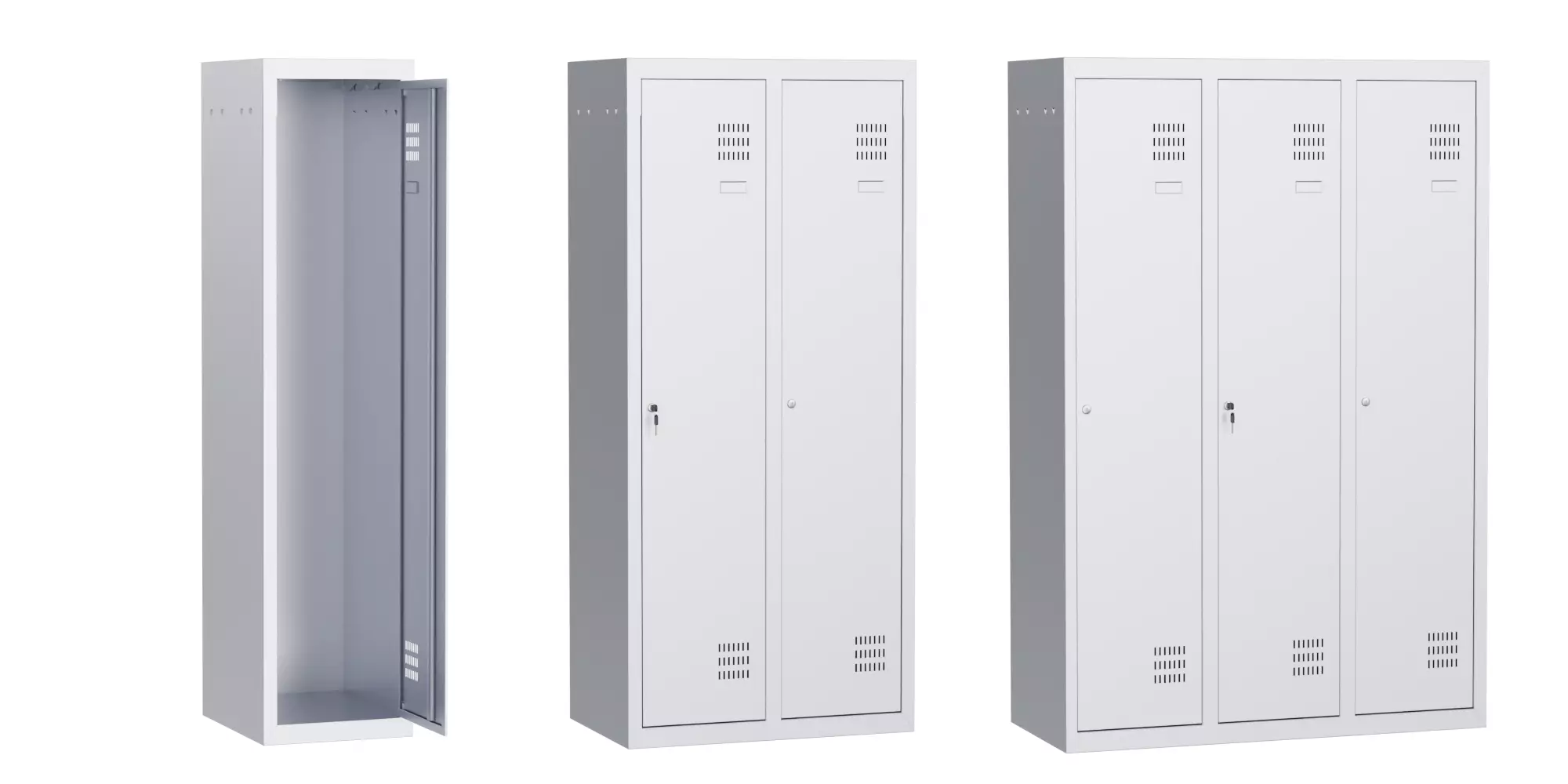 Locker for Dressing Room BLENDER 3D Model Cycles 3D model_0