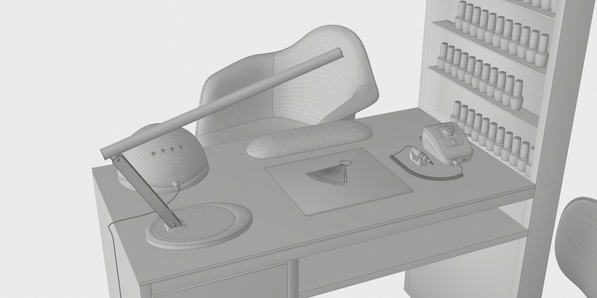 Manicure table BLENDER 3D Model Cycles 3D model_3