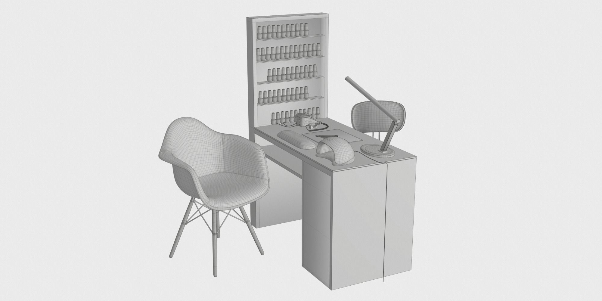 Manicure table BLENDER 3D Model Cycles 3D model_2