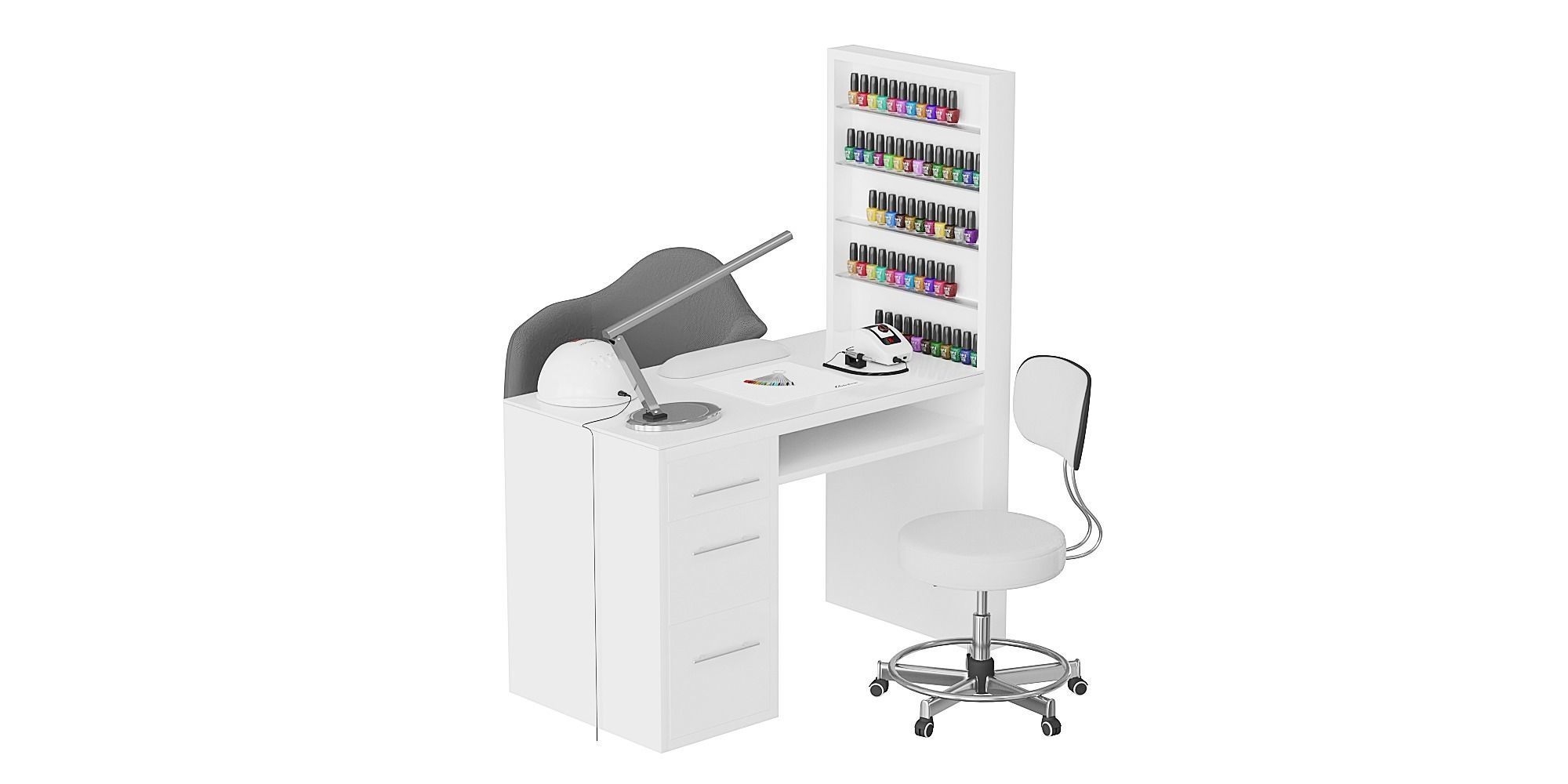 Manicure table BLENDER 3D Model Cycles 3D model_1