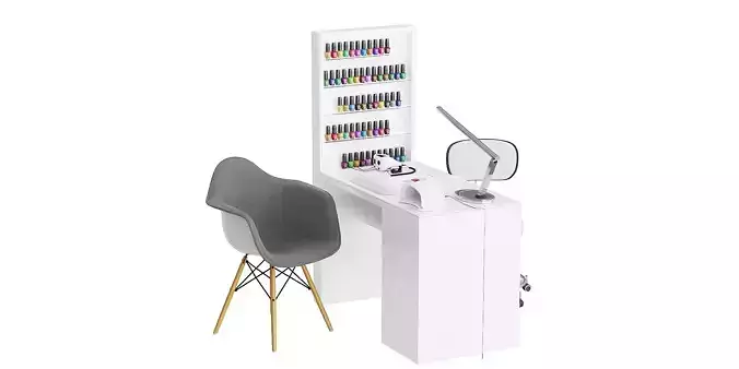 Manicure table BLENDER 3D Model Cycles 3D model