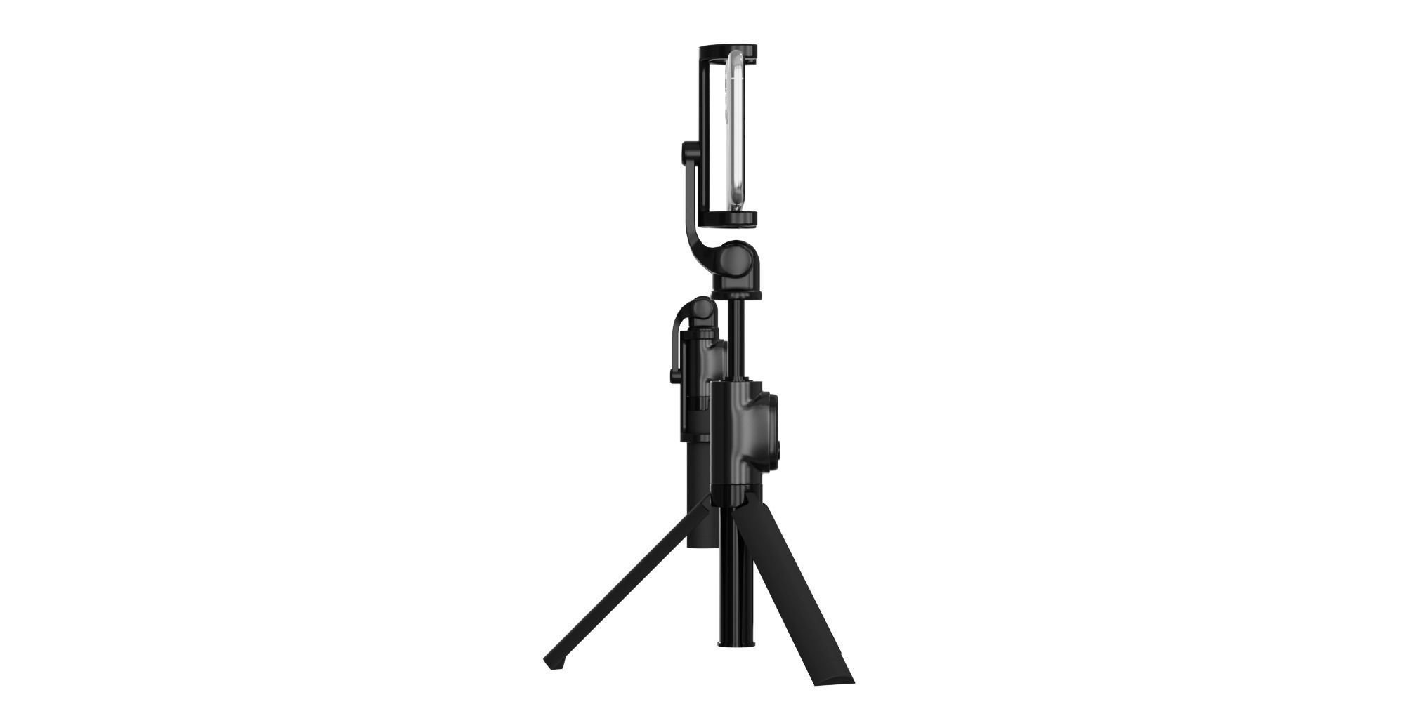 Monopod Xiaomi Tripod Black BLENDER 3D Model Cycles 3D model_6