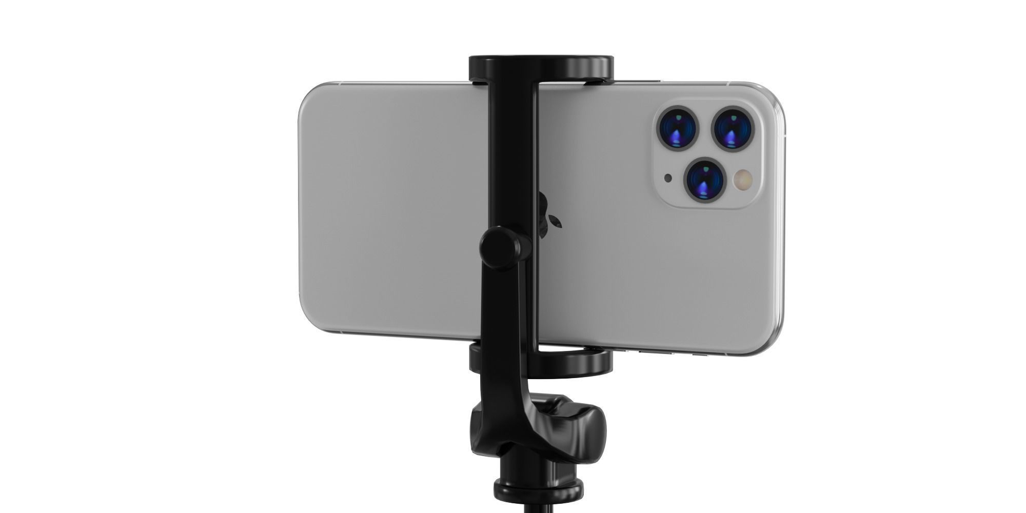 Monopod Xiaomi Tripod Black BLENDER 3D Model Cycles 3D model_7