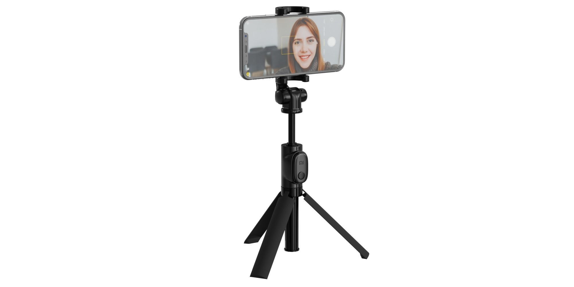 Monopod Xiaomi Tripod Black BLENDER 3D Model Cycles 3D model_3