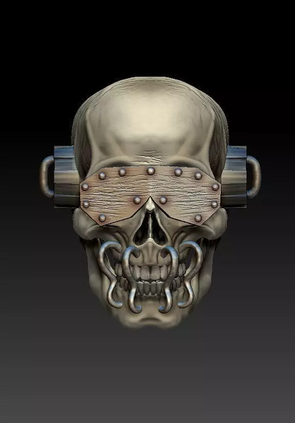 Megadeth head for customtoys 3D print model_0