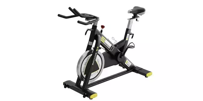 Spin Bike Eurofit S20 BLENDER 3D Model Cycles