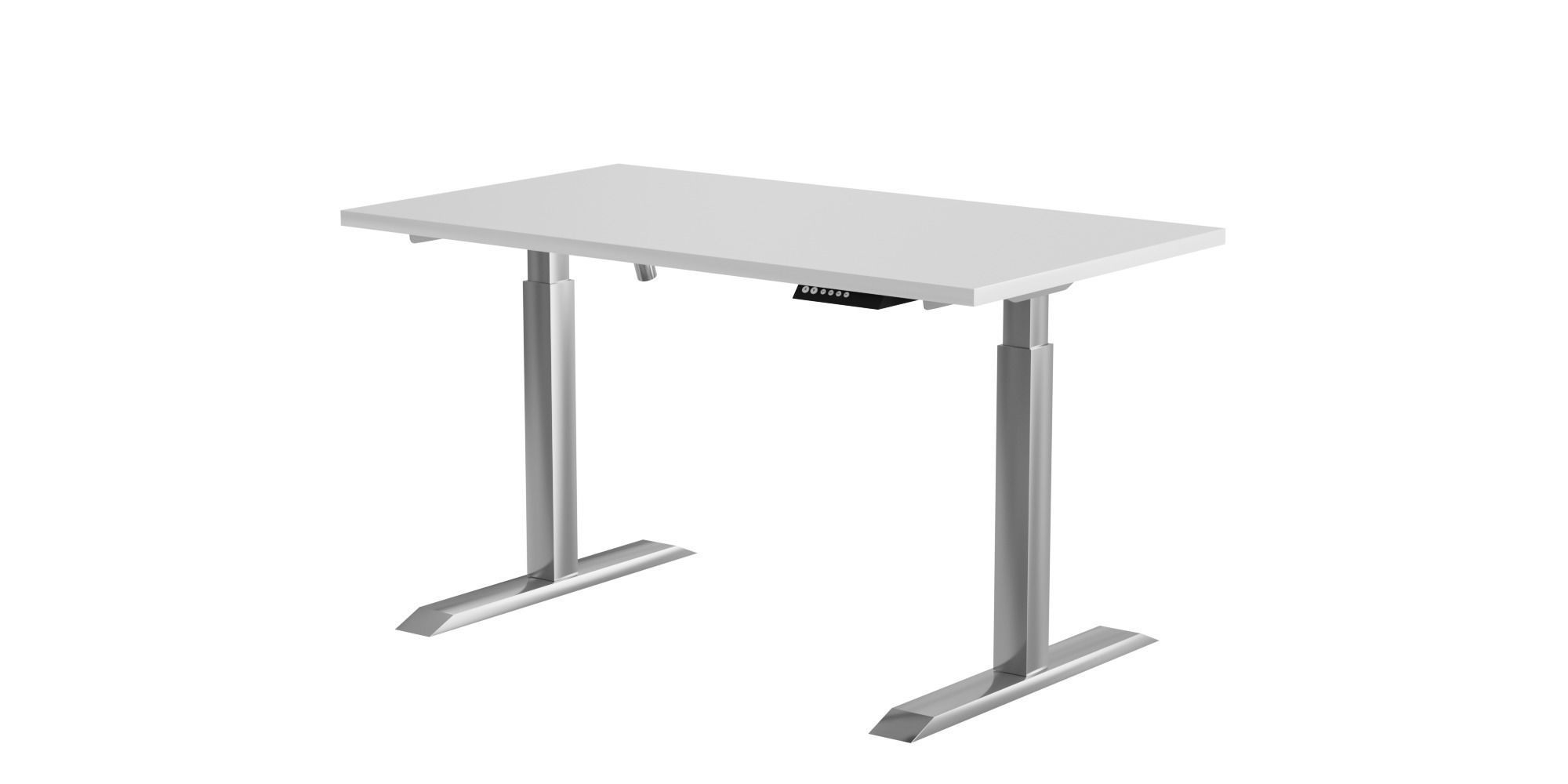 White Lift Desk BLENDER 3D Model Cycles 3D model_4