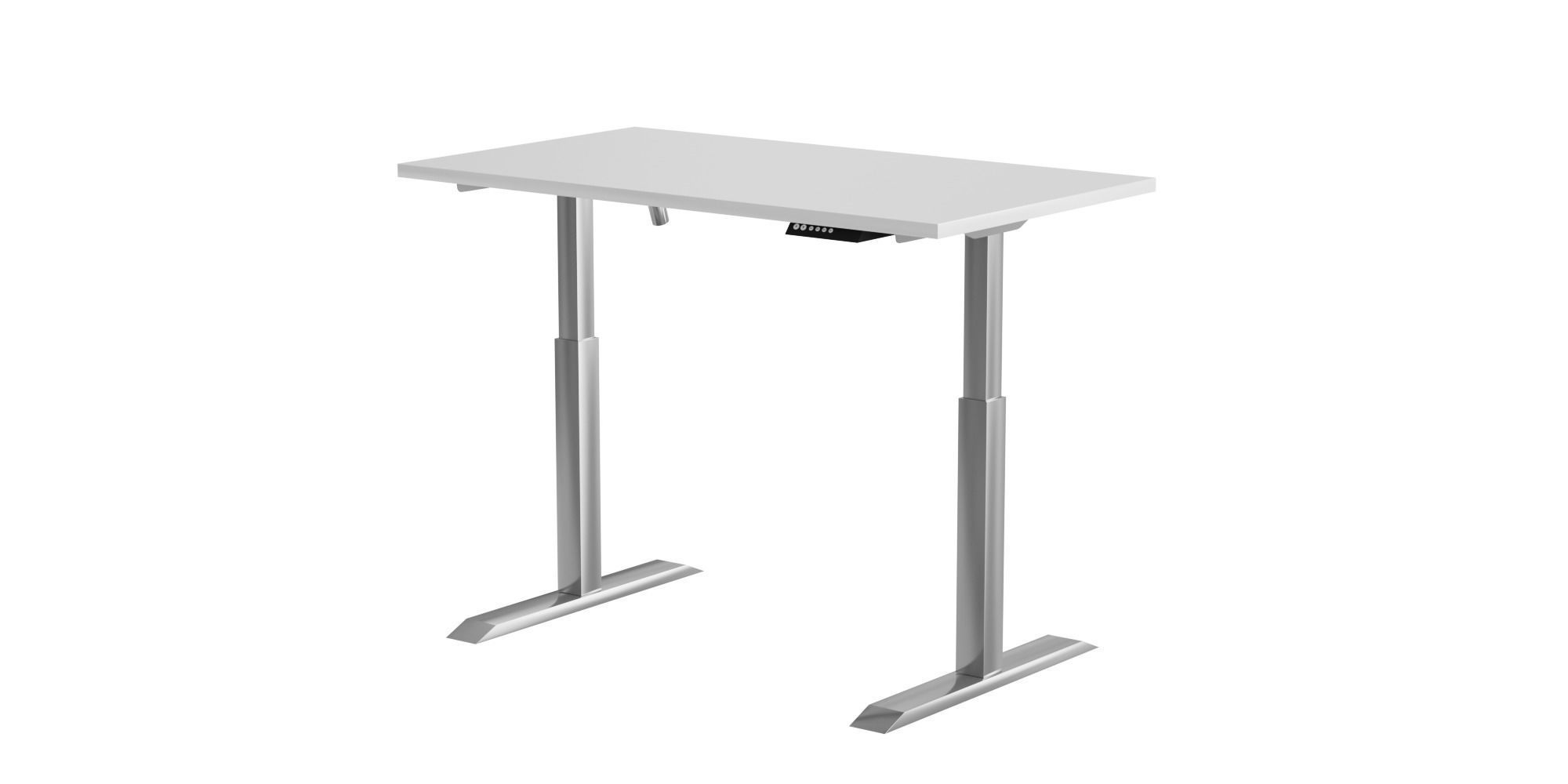 White Lift Desk BLENDER 3D Model Cycles 3D model_3