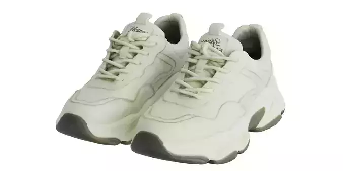Womens Sports Sneakers BLENDER 3D Model Cycles