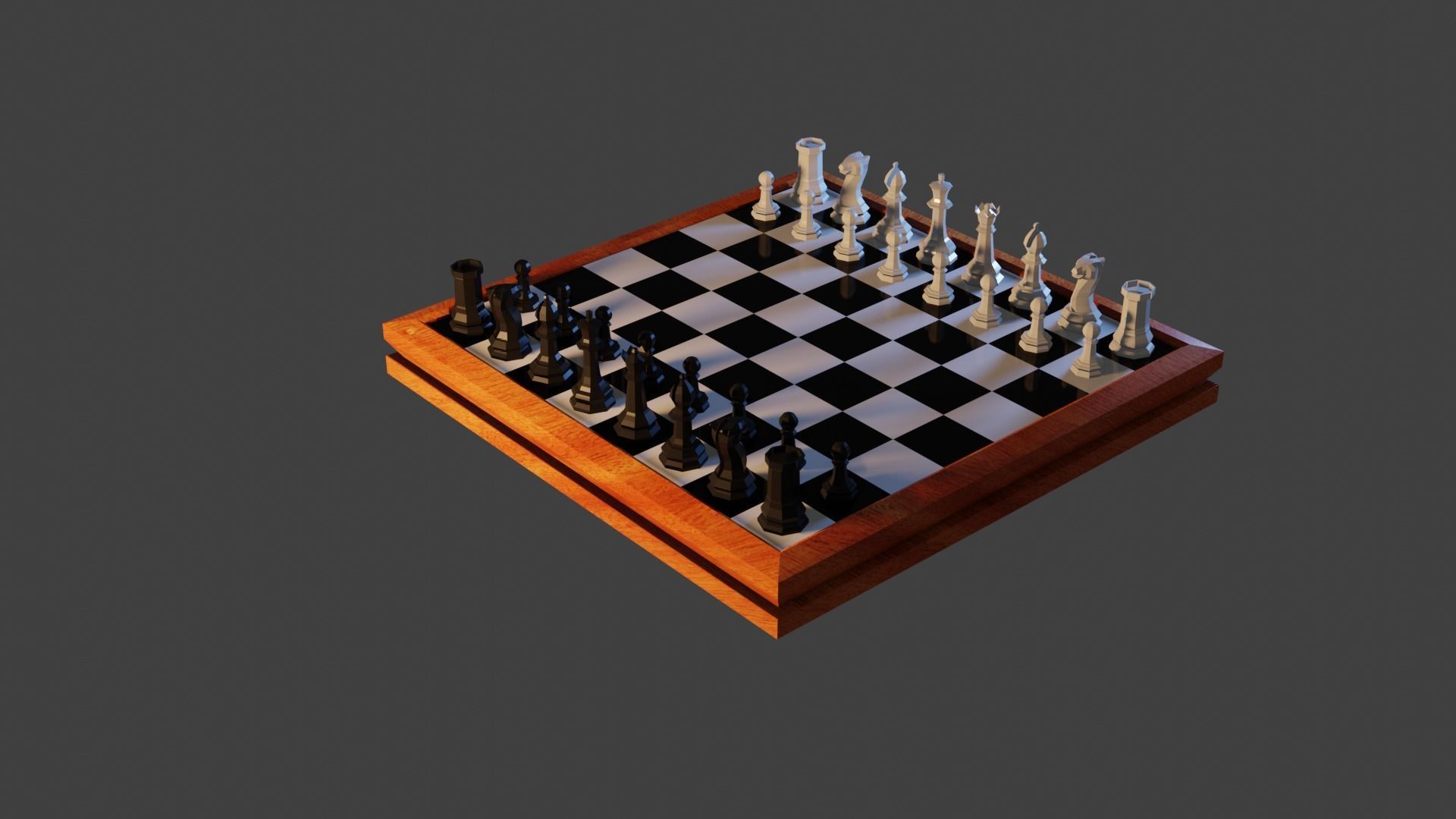 Chess Set 3D print model_2