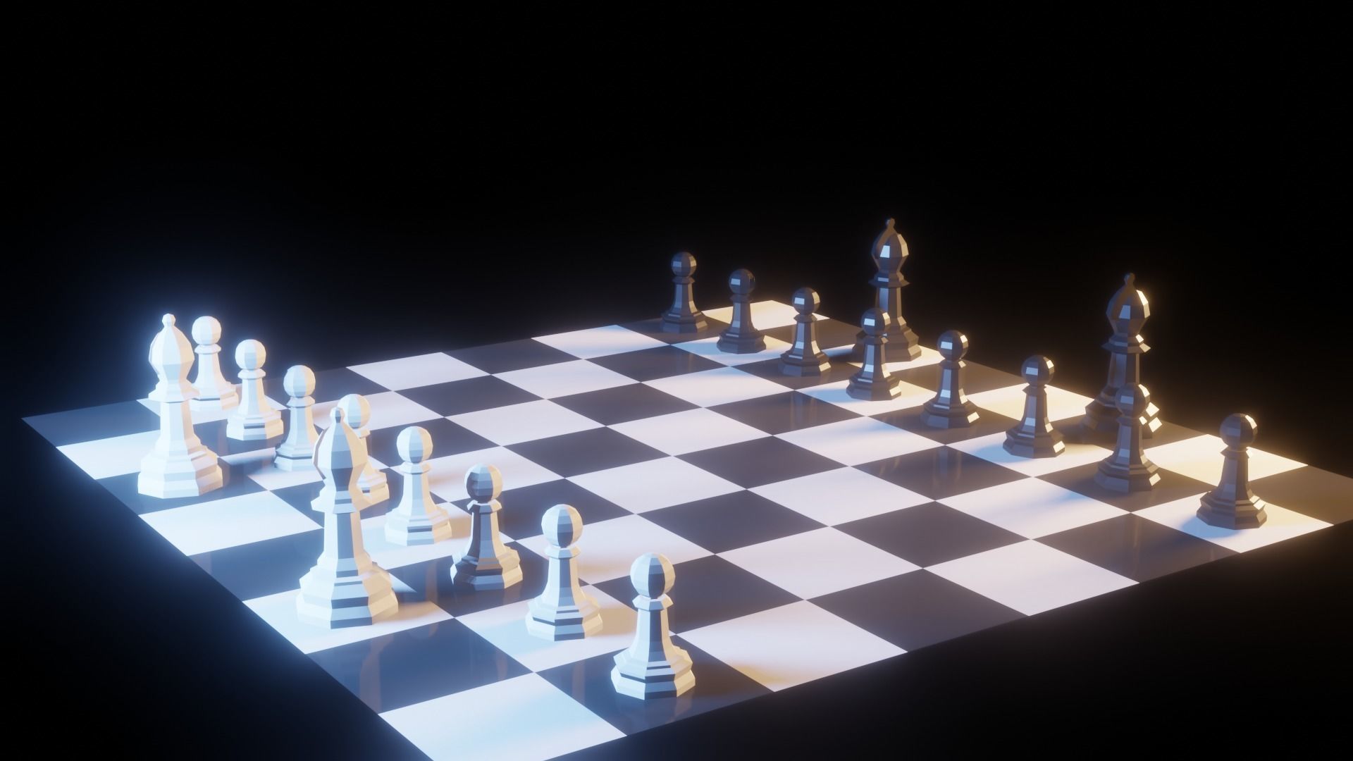 Chess Set 3D print model_6