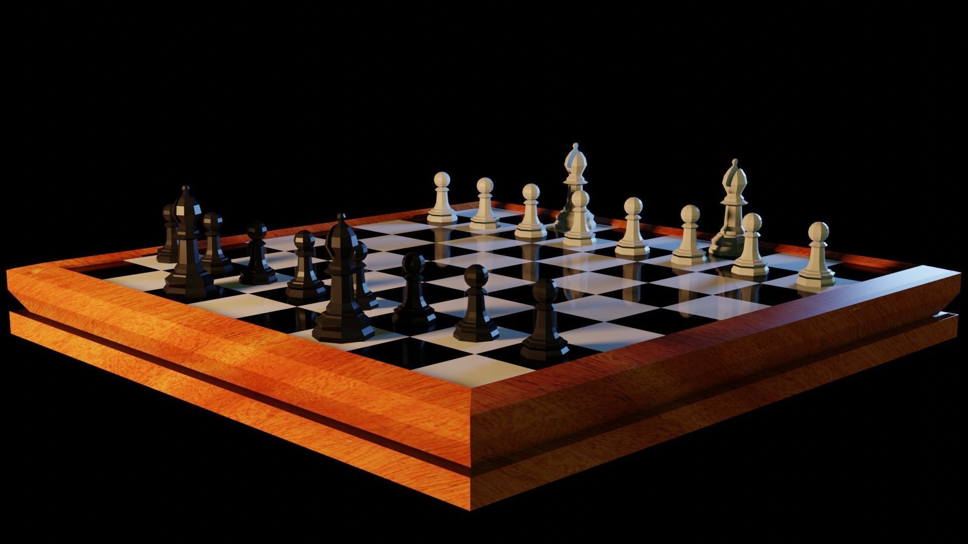 Chess Set 3D print model_10