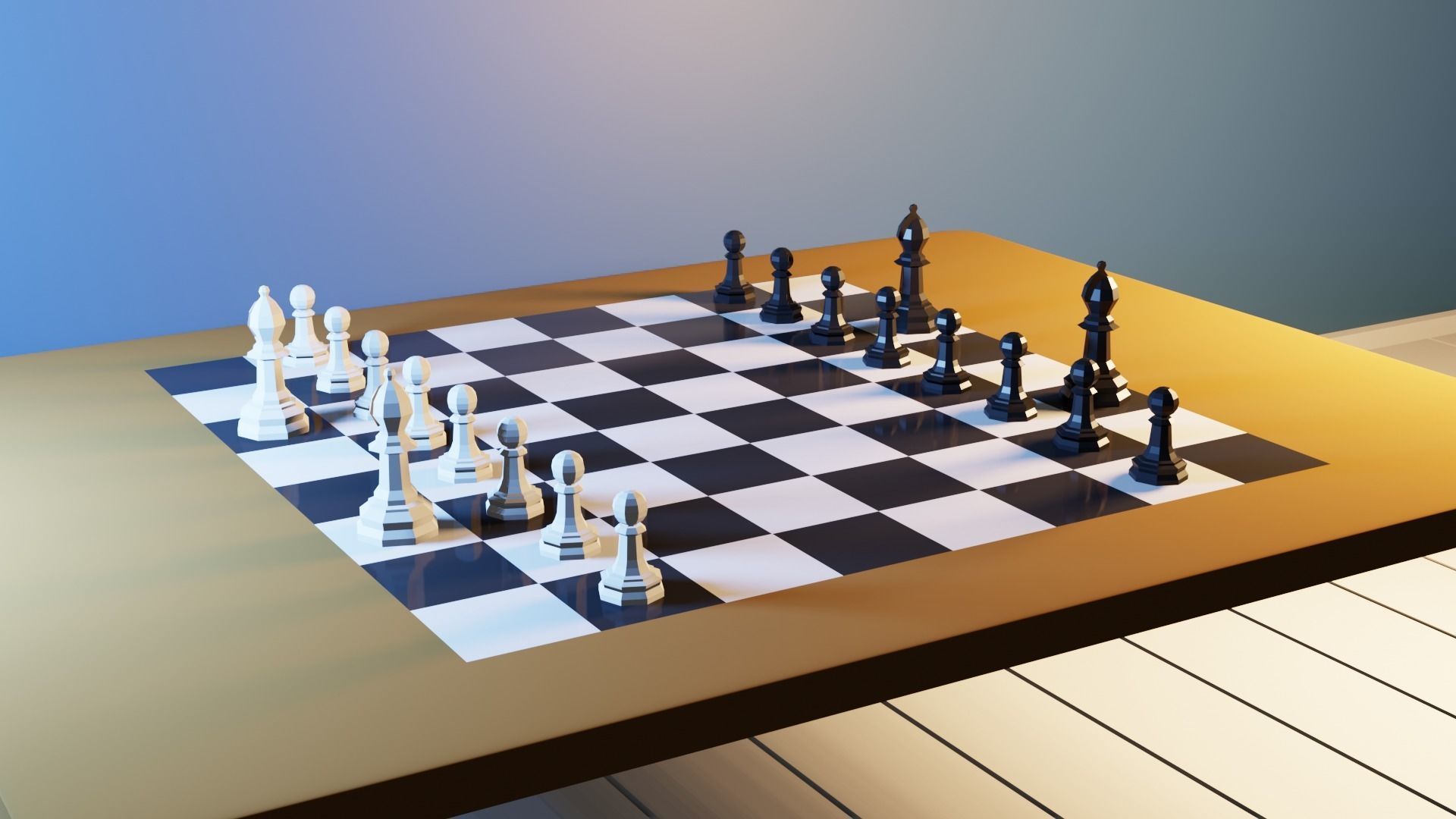 Chess Set 3D print model_8