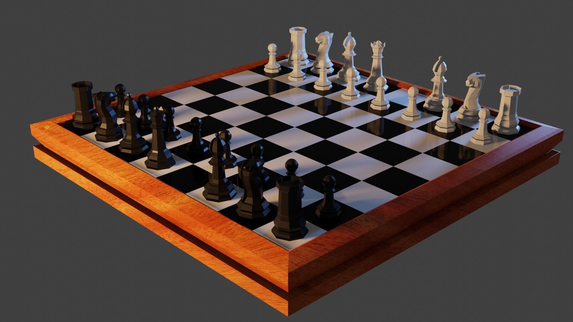 Chess Set 3D print model_13