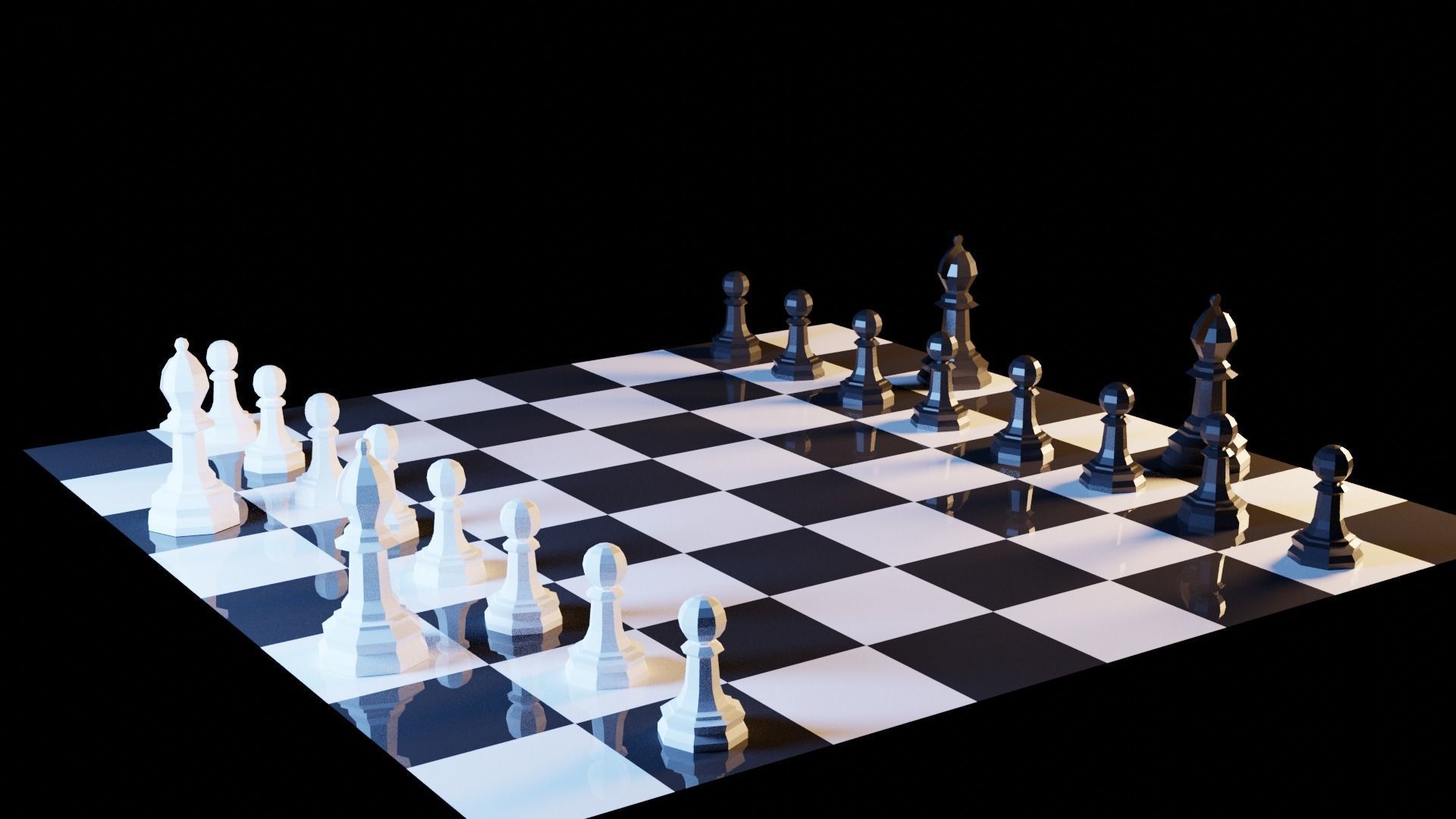 Chess Set 3D print model_5