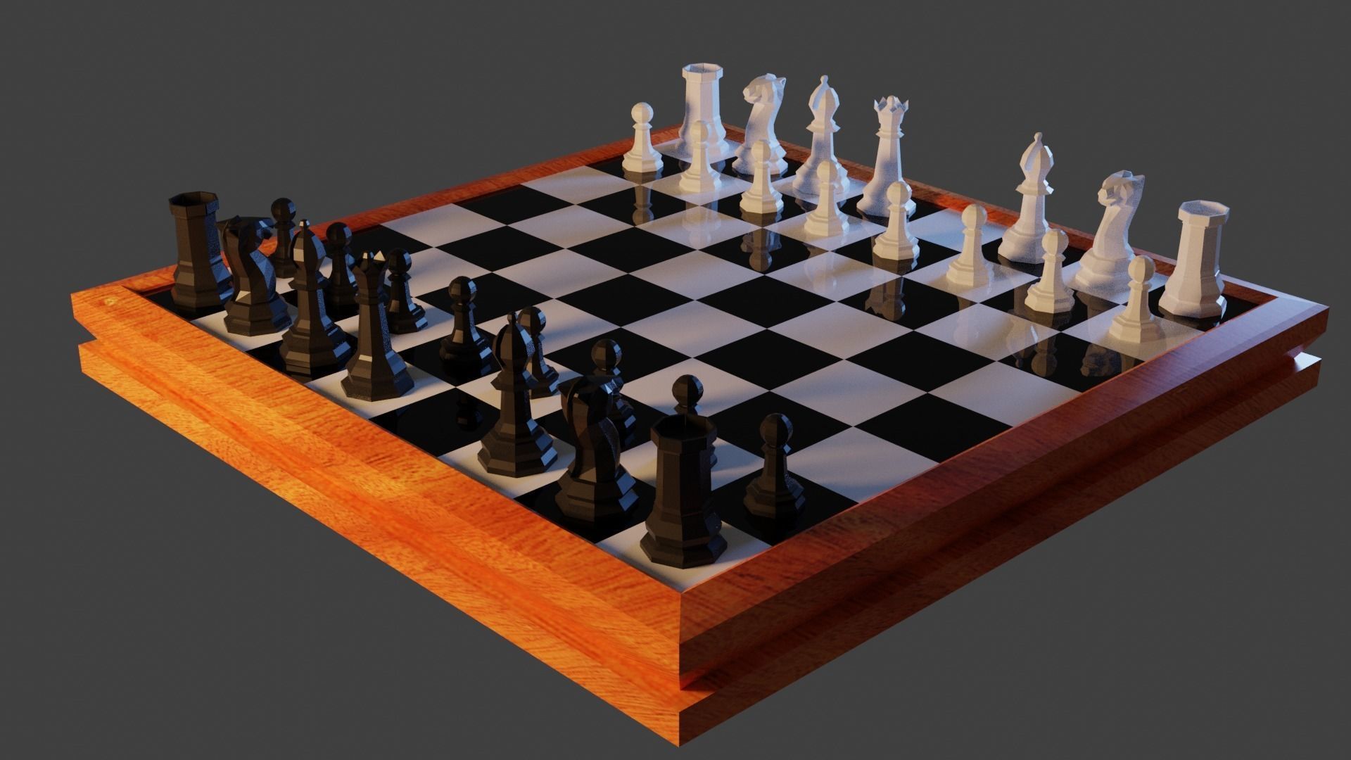 Chess Set 3D print model_14