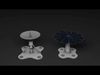 Low poly alien colony  3D Model Collection_1