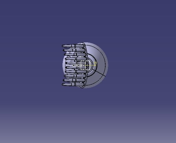 Hair Oil Bottle With Comb 3D print model_34