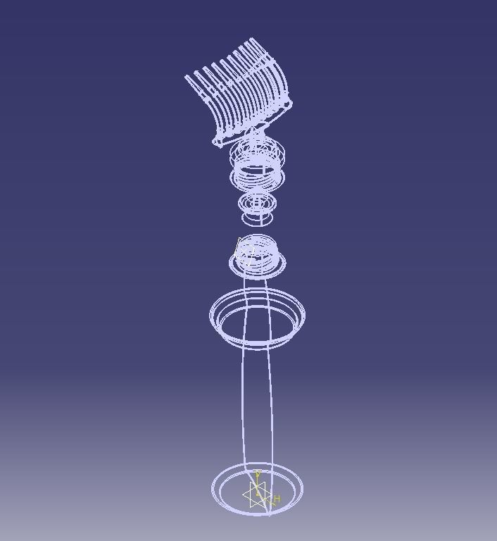 Hair Oil Bottle With Comb 3D print model_38