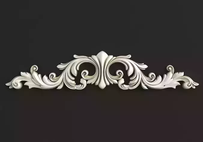 Carved decor horizontal