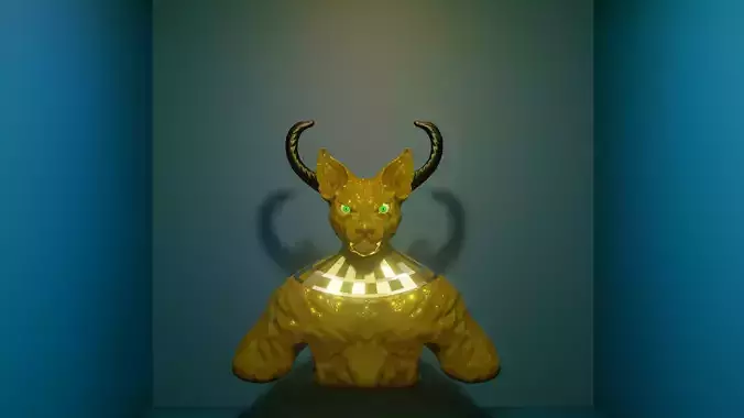 fantastic horned cat