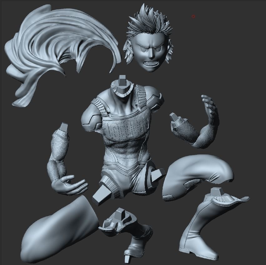 Mirio And Eri - My Hero Academia 3D print model_11