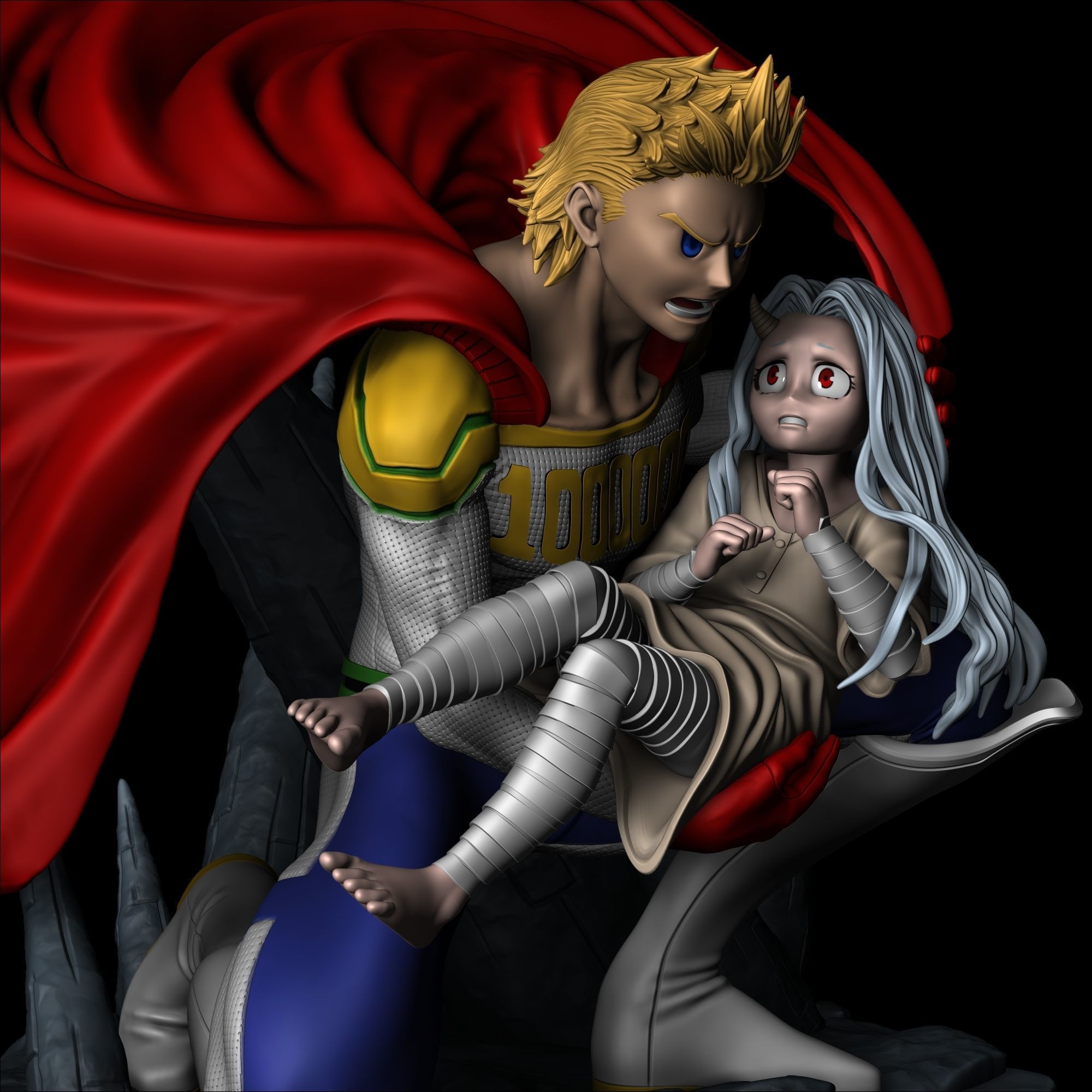 Mirio And Eri - My Hero Academia 3D print model_2