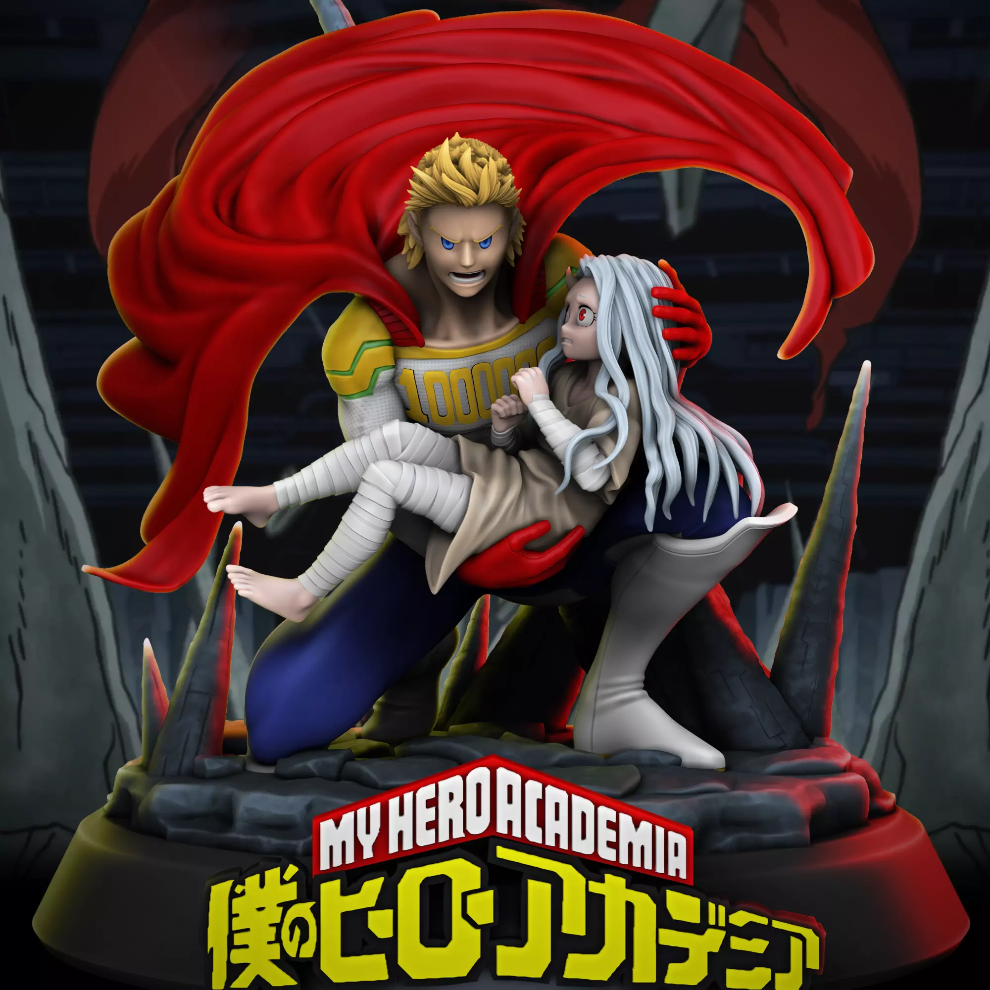 Mirio And Eri - My Hero Academia 3D print model_0