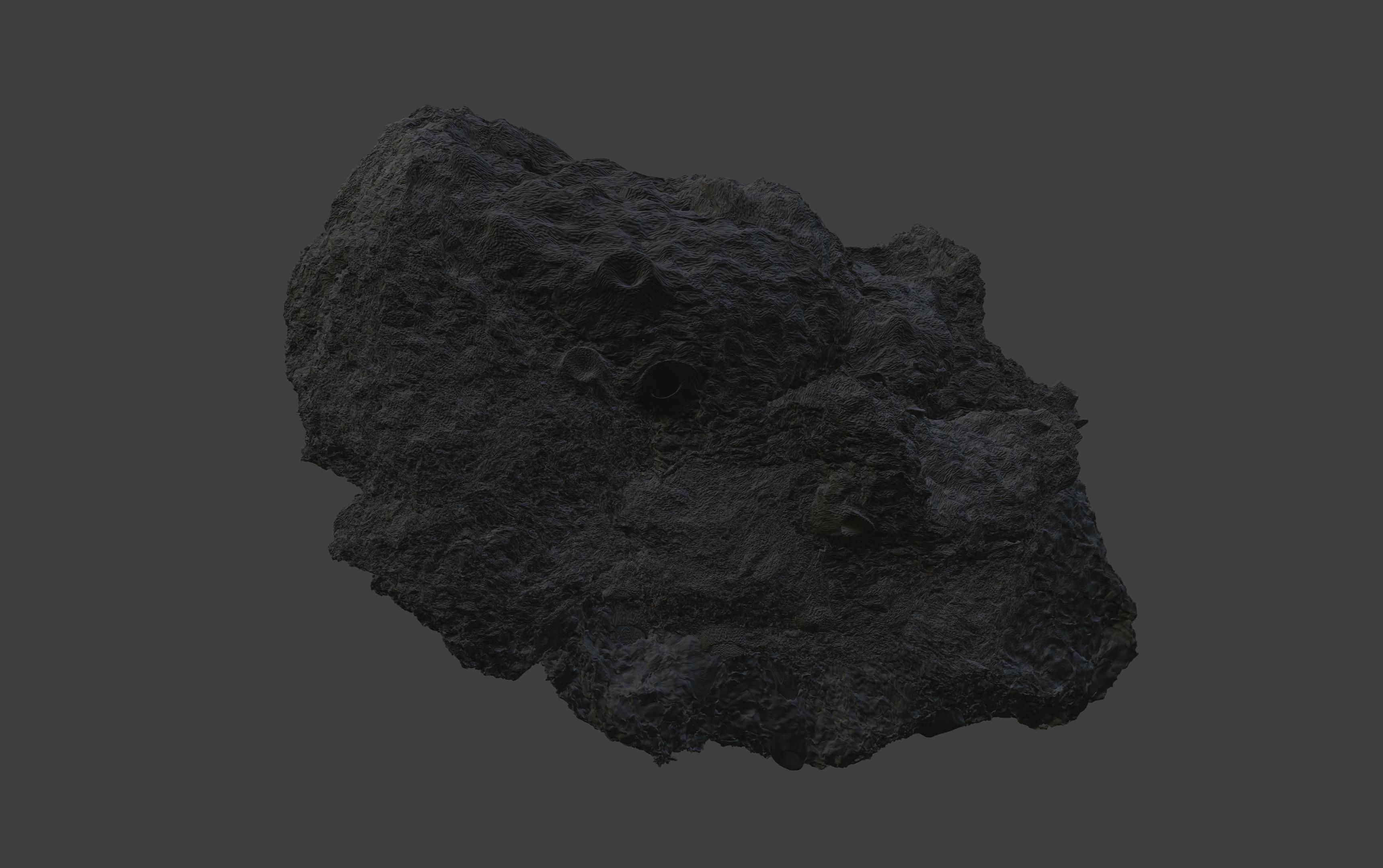 asteroid version 5 high detail 3D model_10