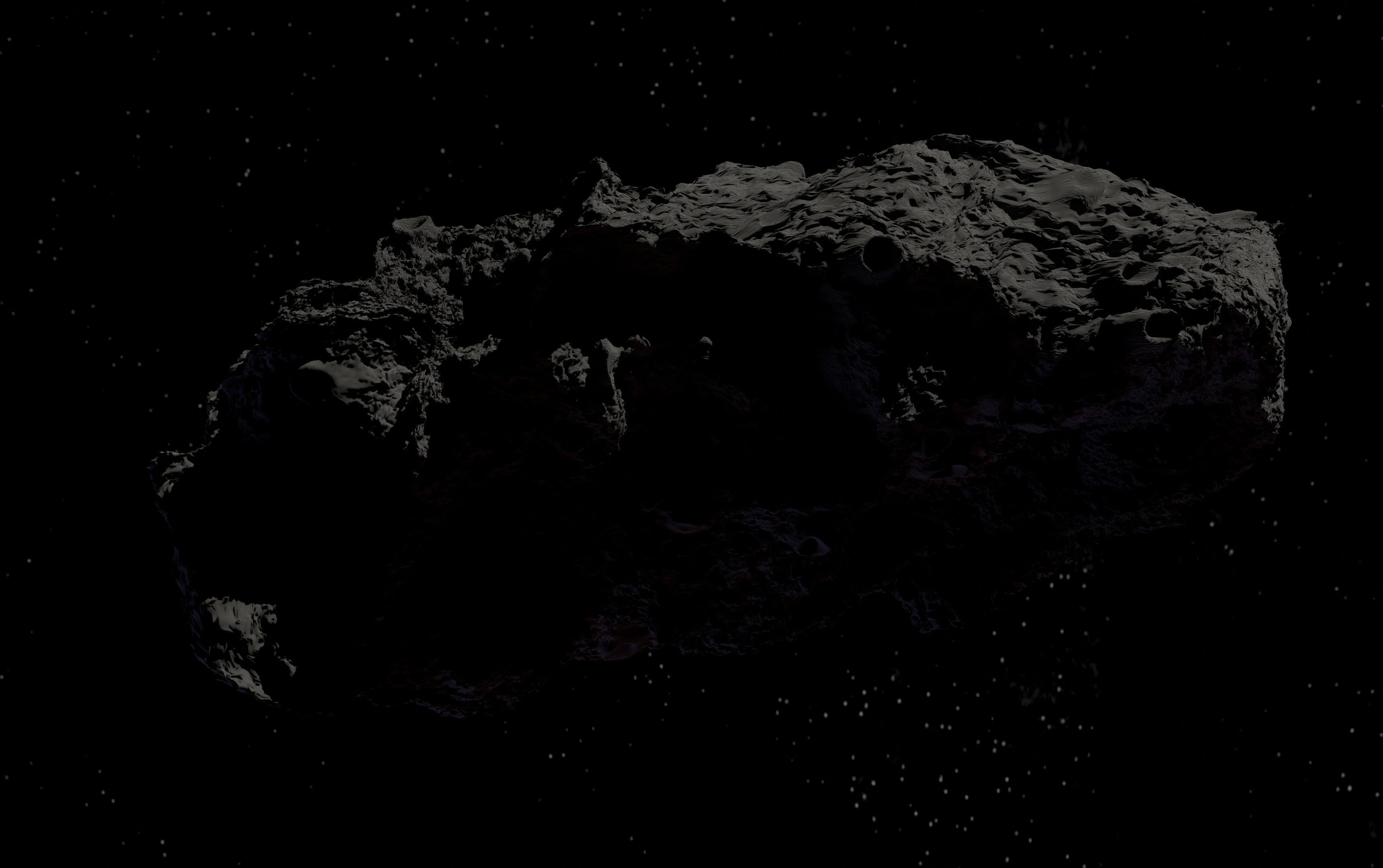 asteroid version 5 high detail 3D model_14