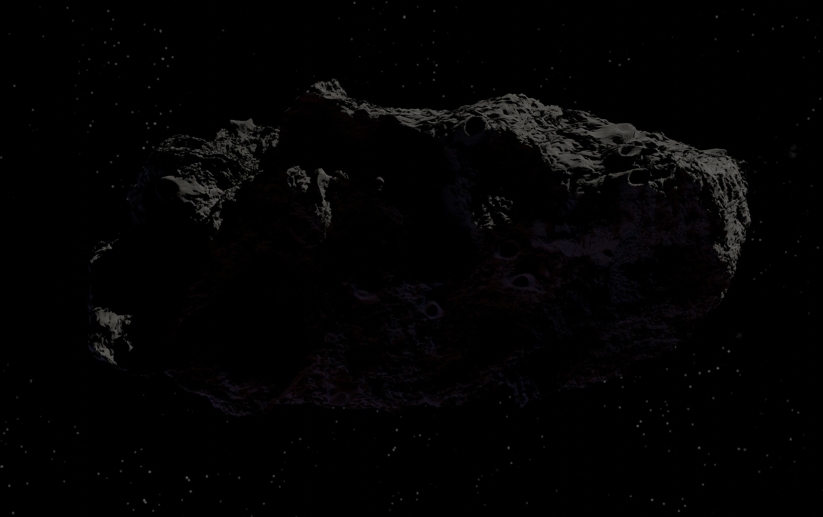 asteroid version 5 high detail 3D model_13